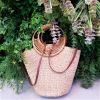 VINAWOCO Seagrass, water hyacinth women bag - anh 5