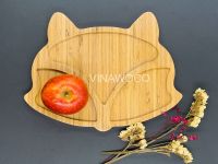 Bamboo Baby Plate with many Shape_BBPWMS001