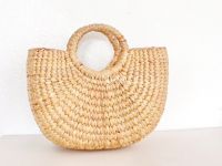 Handwoven straw, Seagrass, water hyacinth women bag
