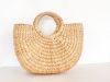 Handwoven straw, Seagrass, water hyacinth women bag - anh 1