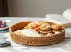 Round Rattan Serving Tray - anh 5